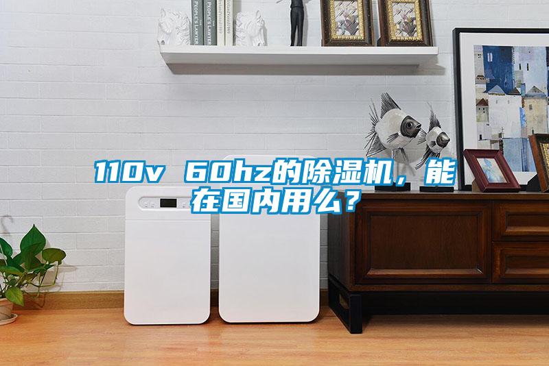 110v 60hz的除湿机，能在国内用么？