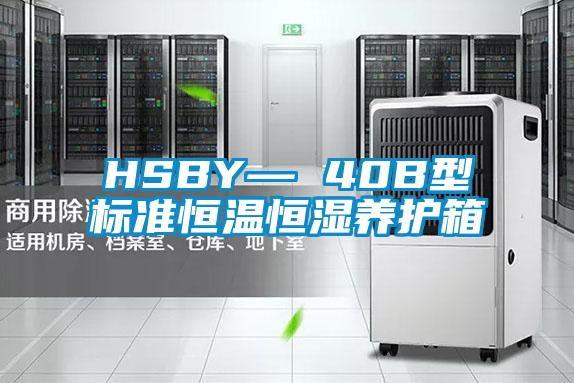 HSBY— 40B型标准恒温恒湿养护箱