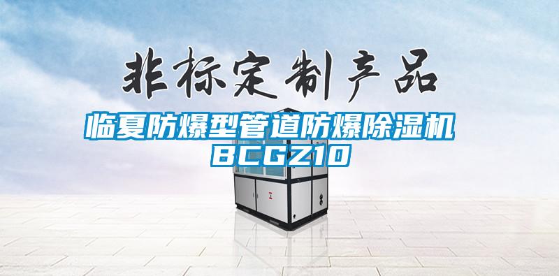 临夏防爆型管道防爆除湿机 BCGZ10