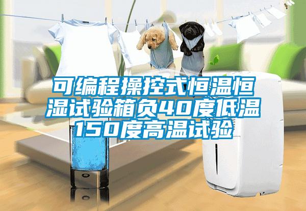 可编程操控式恒温恒湿试验箱负40度低温150度高温试验