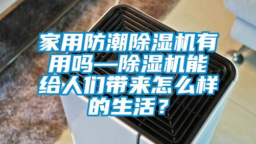 家用防潮除湿机有用吗—除湿机能给人们带来怎么样的生活？