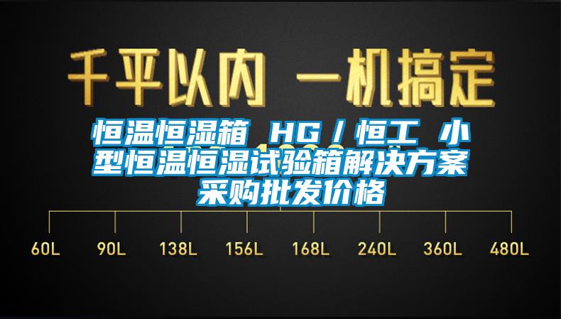 恒温恒湿箱 HG／恒工 小型恒温恒湿试验箱解决方案 采购批发价格