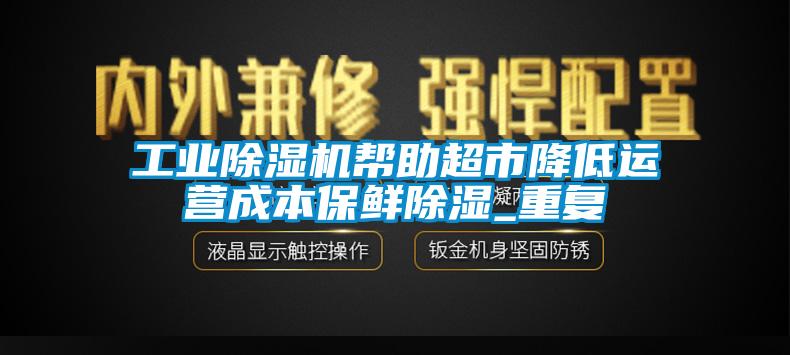 工业除湿机帮助超市降低运营成本保鲜除湿_重复