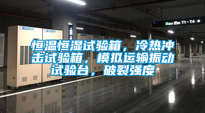 恒温恒湿试验箱，冷热冲击试验箱，模拟运输振动试验台，破裂强度