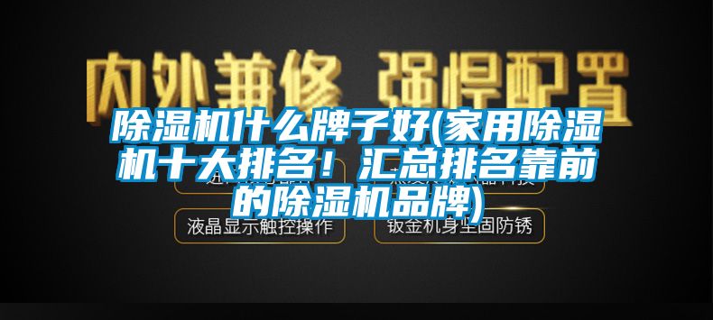 除湿机什么牌子好(家用除湿机十大排名！汇总排名靠前的除湿机品牌)