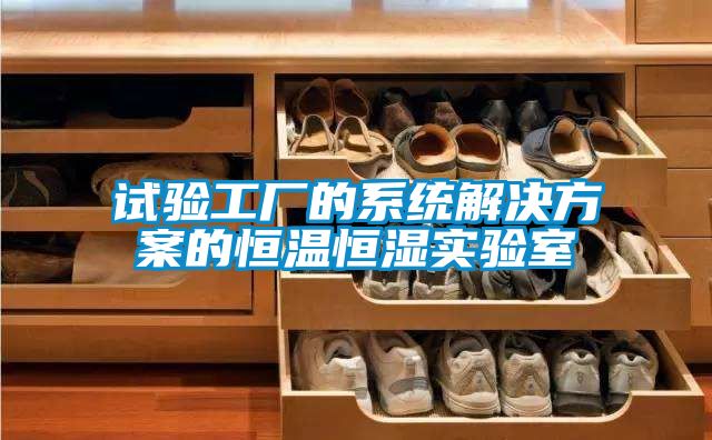 试验工厂的系统解决方案的恒温恒湿实验室