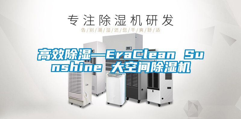 高效除湿—EraClean Sunshine 大空间除湿机