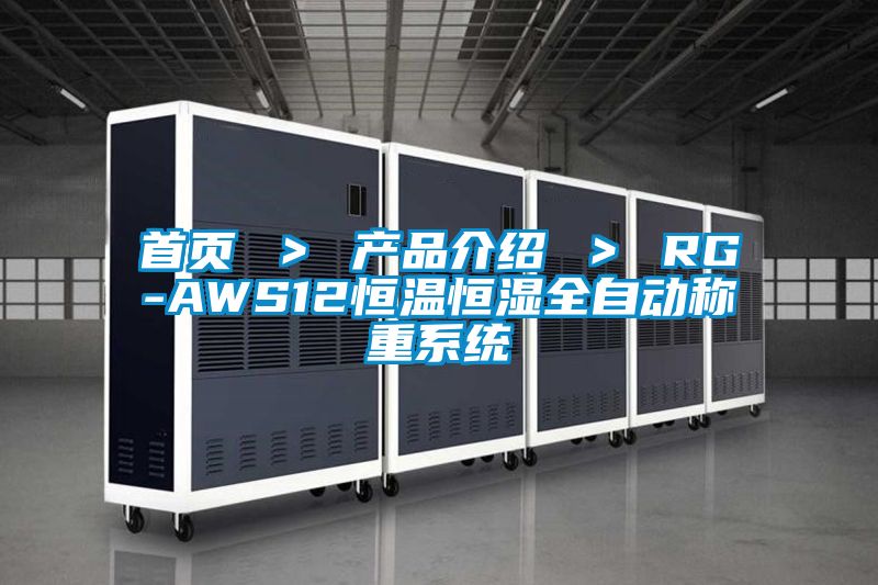 首页 ＞ 产品介绍 ＞ RG-AWS12恒温恒湿全自动称重系统